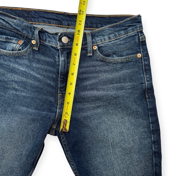 Levi's 511 Men’s Size 30 Jean Shorts Blue Denim Slim Fit Cut-off Jorts EUC - Picture 8 of 9